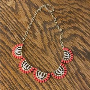 Francesca’s Coral Statement Necklace